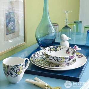 英伦贵族品牌，Denby Monsoon Cosmic系列 16件套餐具组 Prime会员免费直邮含税