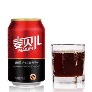 无醇无酒精，麦贝儿 啤酒味麦芽汁饮料310ml*24罐