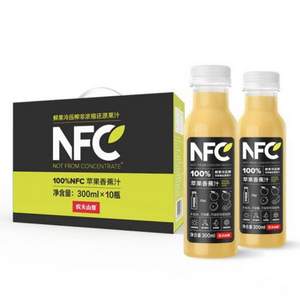 限地区，农夫山泉 NFC苹果香蕉汁 300ml*10瓶*2件