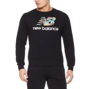 限尺码，New Balance 新百伦 男士圆领针织运动卫衣AMT81571