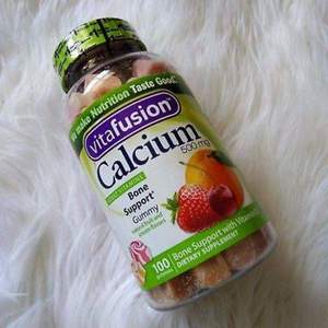 Vitafusion 小熊糖 成人钙+维生素D水果味软糖 100粒*2瓶