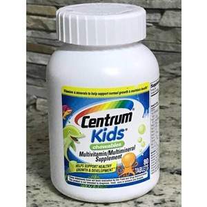 Centrum 善存 兒童多種維生素/礦物質(zhì)咀嚼片80片裝