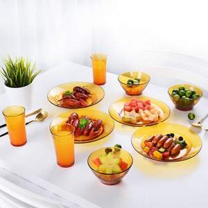 Duralex 多萊斯 琥珀色三人餐具10件套+湊單品