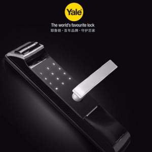 618预告，Yale 耶鲁 YDM4109 智能指纹防盗门锁 黑色 免费安装