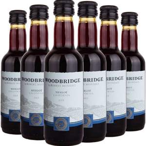 美国原瓶进口，蒙大菲酒园 木桥系列 红葡萄酒187ml*6瓶