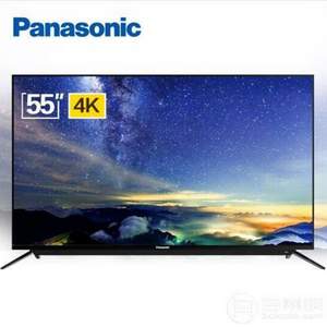 限PLUS会员，Panasonic 松下 TH-55DX500C 55英寸4K超高清智能电视