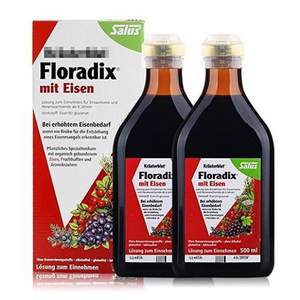 镇店之宝，补血圣品 Salus Floradix 铁元 红瓶 500ML*2瓶