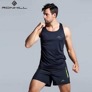 英国专业科技跑步装备品牌，RONHILL 男士运动速干背心 多色