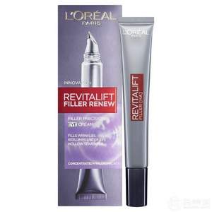 L'Oreal Paris 歐萊雅 活力緊致 透明酸質(zhì)充盈導入眼霜15ml 