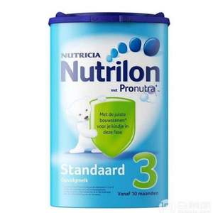 限Prime会员，Nutrilon 荷兰牛栏 诺优能 婴幼儿奶粉 3段 (10-12个月） 800g 