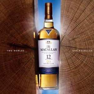 限Plus会员限地区， MACALLAN 麦卡伦 12年 蓝钻 单一麦芽苏格兰威士忌 700ml 