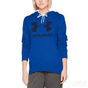 限S碼，Under Armour 安德瑪 Favorite 女士抓絨連帽衛(wèi)衣 Prime會員湊單免費直郵含稅