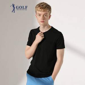 <span>白菜！</span>2018年夏季新款，golf 高尔夫 男士纯棉圆领/V领短袖T恤 超多色