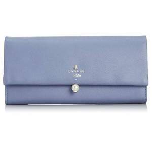 LANVIN en Bleu 浪凡蓝标 chapelle 女士真皮珍珠钱包 480720 4色 prime会员免费直邮