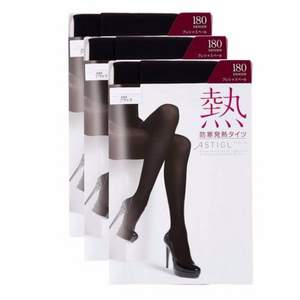 ATSUGI 厚木 防寒發(fā)熱系列 TL1051 女士連褲襪180D 3雙裝