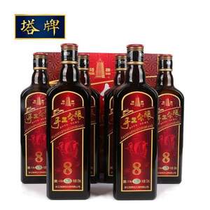 塔牌 手工冬酿8 半干型八年陈花雕酒500ml*6瓶