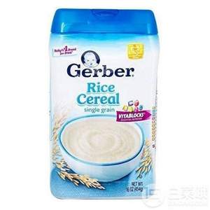 Gerber 嘉宝 婴幼儿纯大米 1段大米米粉 454g*6  