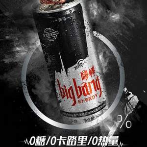 荷兰进口，Bigbang 嗨棒 进口无糖运动能量饮料250ml*12罐装