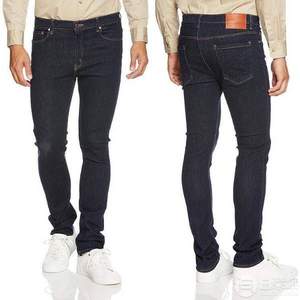 限XL碼，F(xiàn)red Perry 弗萊德·派瑞 Skinny Denim男士小腳牛仔褲 Prime會(huì)員免費(fèi)直郵含稅