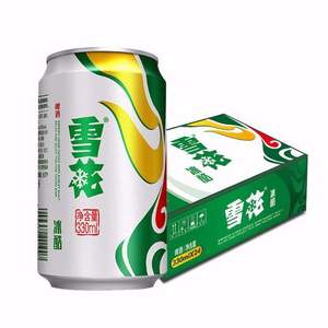 10点开始限1小时，Snowbeer 雪花 冰酷拉罐啤酒 330ml*24罐 *2件 69元包邮