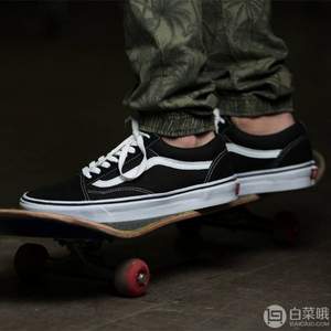 镇店之宝，VANS 万斯 Old School 女士板鞋硫化鞋 VN0A38G1