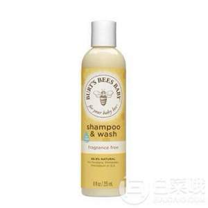 Burt's Bees 小蜜蜂 婴儿二合一洗发沐浴露 235ml*6瓶 ￥232.44含税包邮