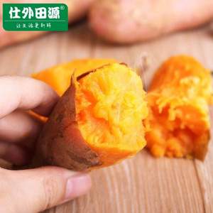 仕外田源 沙地红薯番薯黄心蜜薯新地瓜红苕5斤