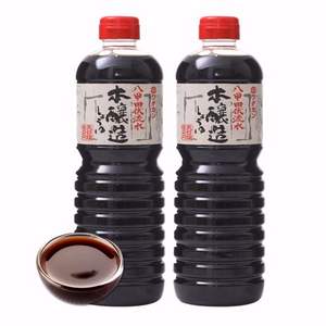 日本进口 和田宽 浓口酱油 1L*2瓶