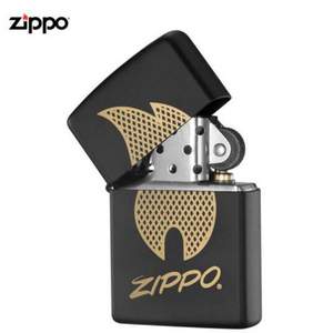 ZIPPO 芝宝  商标网纹之上 煤油防风打火机 29686