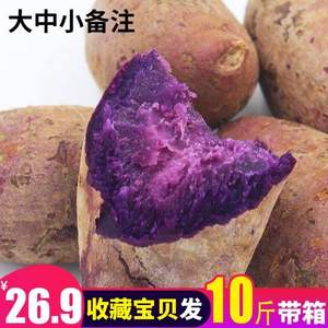 蜜从山来 南阳坡地紫薯 9斤