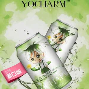 Yocharm 云臣 无糖苏打汽水 青瓜味 330ml*24听*2件 新低44.28元