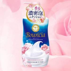 cosme大赏洗护第一，COW 牛乳石碱 bouncia 浓密泡沫花香沐浴露 （550ml+430ml*3袋）*2件 189.61元包邮包税