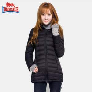 lonsdale 龍獅戴爾 輕薄中長款90%羽絨服 4色