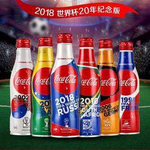 0点开始，Coca Cola 可口可乐 20年世界杯限量款250ml*6瓶 