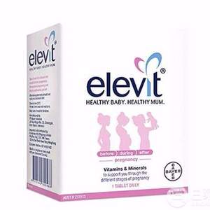 Elevit 愛樂維 澳版孕婦維生素營(yíng)養(yǎng)片葉酸片 100片