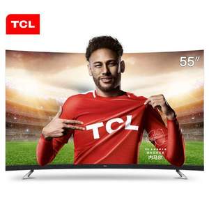 TCL 55T3 55英寸4K 曲面液晶電視