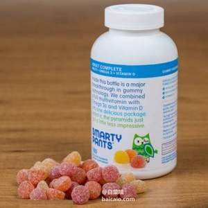 SmartyPants 含Omega3+维生素D 成人多种复合维生素软糖180颗
