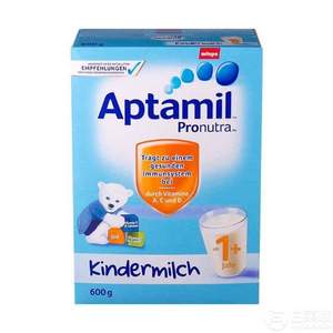 德国版 Aptamil 爱他美 婴幼儿奶粉 1+段 600g*5盒 ￥415.36含税包邮