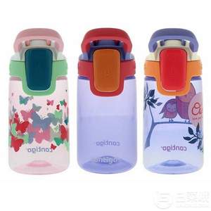 Contigo 康迪克 AUTOSPOUT Straw Gizmo 儿童吸管杯397ml*3个装 