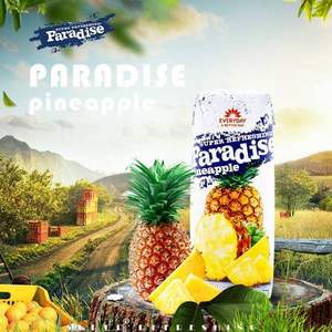 埃及进口，Paradise 乐源 多口味果汁饮料 250ml*4瓶*2件 15.84元