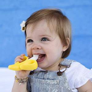 Baby Banana 香蕉宝宝 硅胶婴儿牙胶牙刷 Prime会员凑单免费直邮