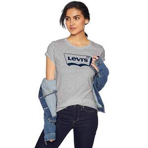 Levi's 李维斯 女士Logo印花纯棉T恤 两色 闪购价$12.99