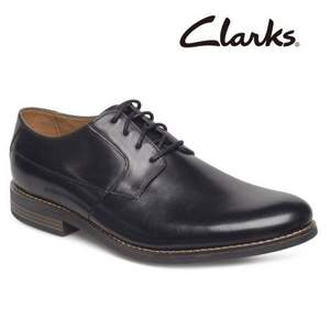 限43碼，Clarks 其樂(lè) Becken Plain 男士真皮系帶鞋 261231487 