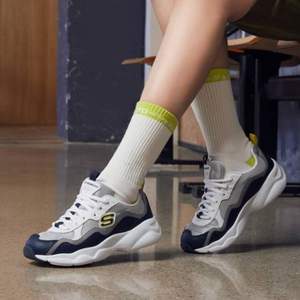 18年新款，Skechers 斯凱奇 D'lites AIRY 女士休閑運(yùn)動(dòng)鞋 88888201