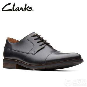 限41.5码，Clarks 其乐 Becken Cap 男士真皮休闲鞋 261231397