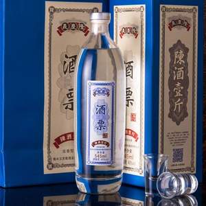 雙11預(yù)告，非遺+專利，青小樂 義慶隆酒票 濃香型白酒545ml*6瓶整箱裝 配3個(gè)手提袋