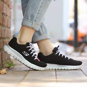 Skechers 斯凱奇 SPORT系列 女士綁帶運(yùn)動鞋 12615