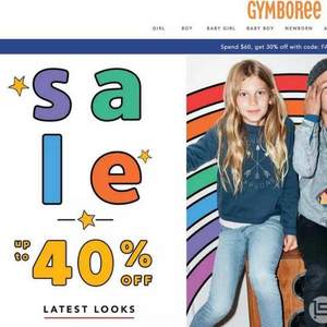 Gymboree美國官網(wǎng)， 哥倫布日 童裝大促  