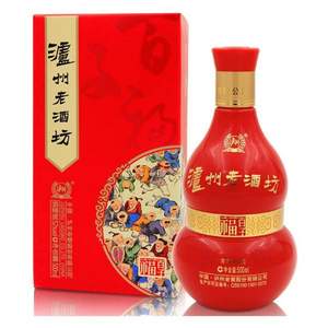 瀘州老酒坊 百子福 52度濃香型白酒500ml*6瓶