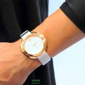 Calvin Klein 卡尔文·克莱恩 Aggregate系列 K3U236L6 女士同心圆时装手表 新低$41.62(需用码)